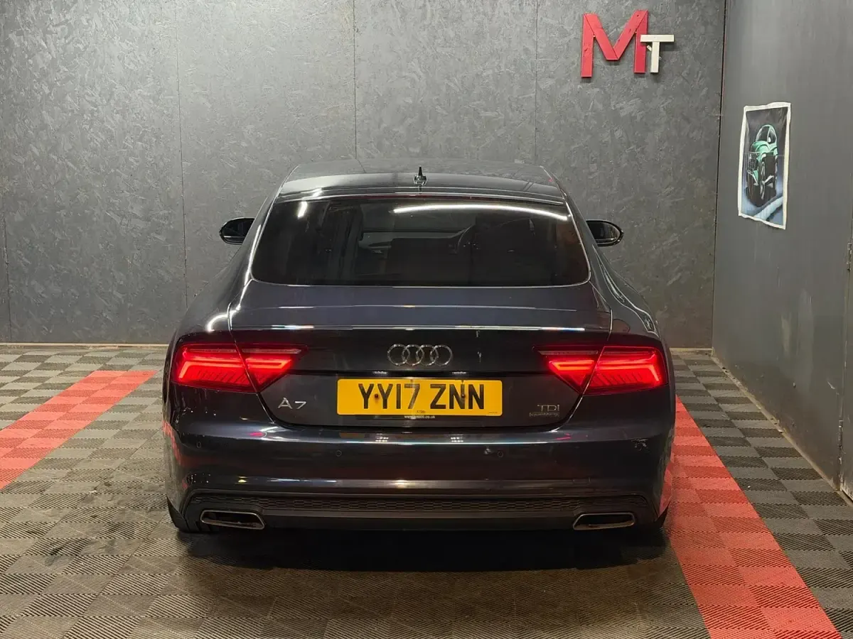Used Audi A7 Sportback Black Edition 2017 Blue Hatchback