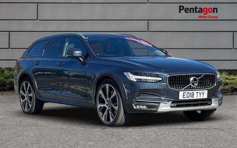 Blue Used 2018 Volvo V90 CC Pro Estate | £17,497 (Expensive) - Image 1/4