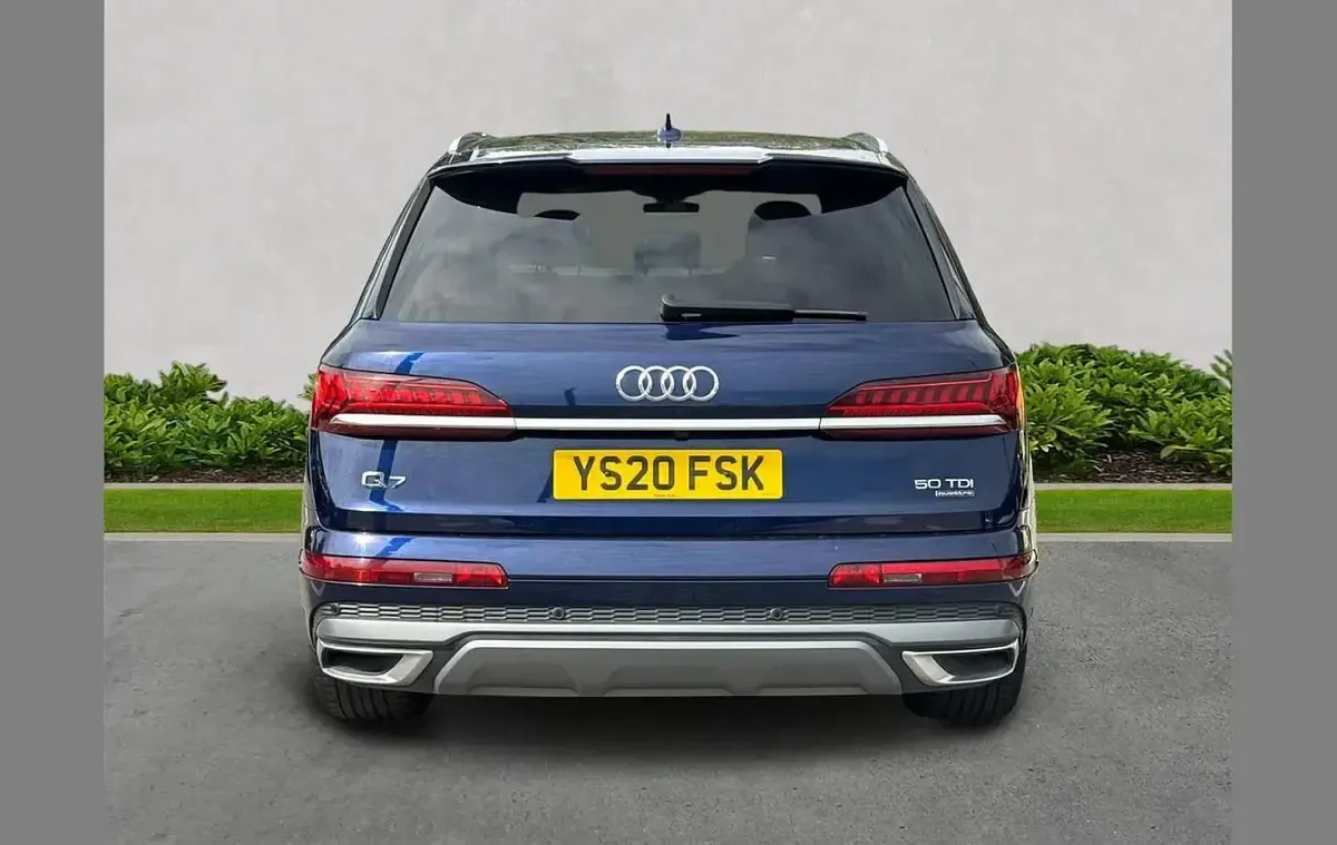 Used Audi Q7 S-Line 286 HP (210 kW) 2020 Blue SUV
