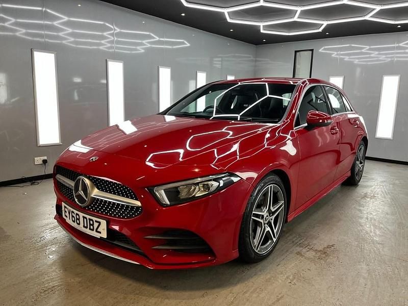 Used Mercedes A180 AMG line 2018 Red Hatchback