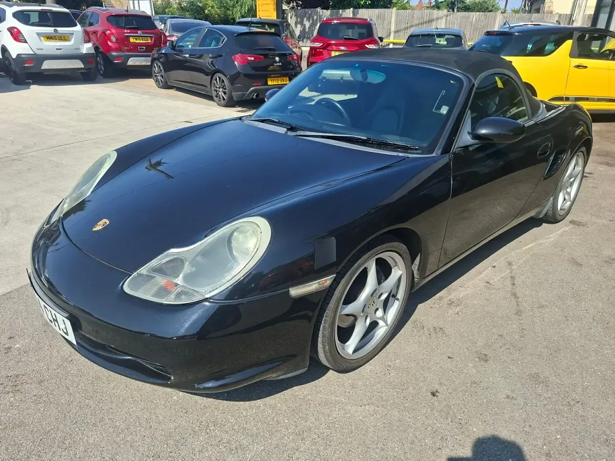 Used Porsche Boxster 228 HP (167 kW) 2004 Black Cabriolet