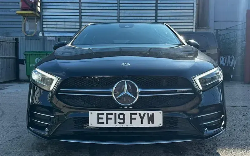 Used Mercedes A35 AMG Premium Plus 306 HP (225 kW) 2019 Black Hatchback