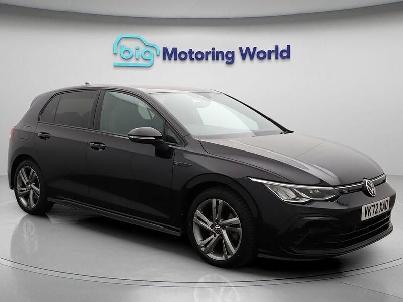 Black Used 2022 VW Golf VIII R-line Hatchback | £18,400 (Good price) - Image 1/4