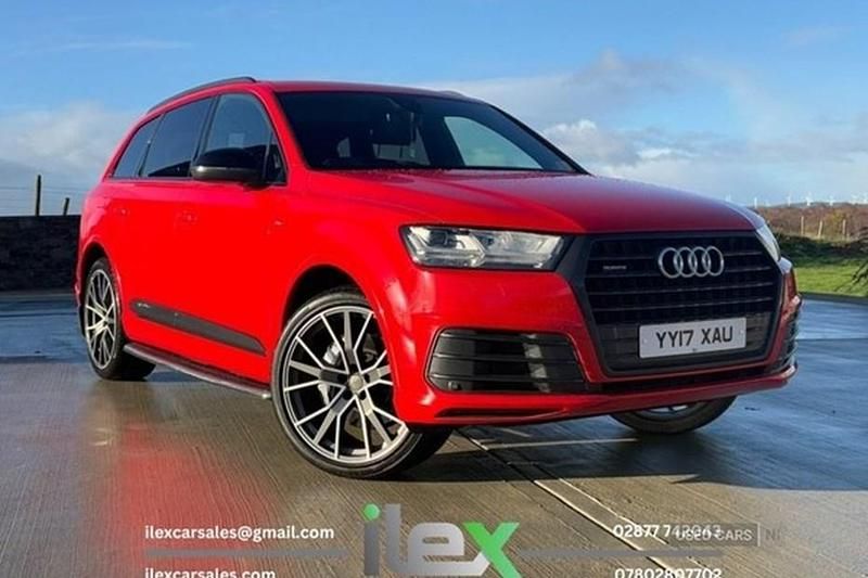 Red Used 2017 Audi Q7 S-Line SUV | £23,995 - Image 1/1