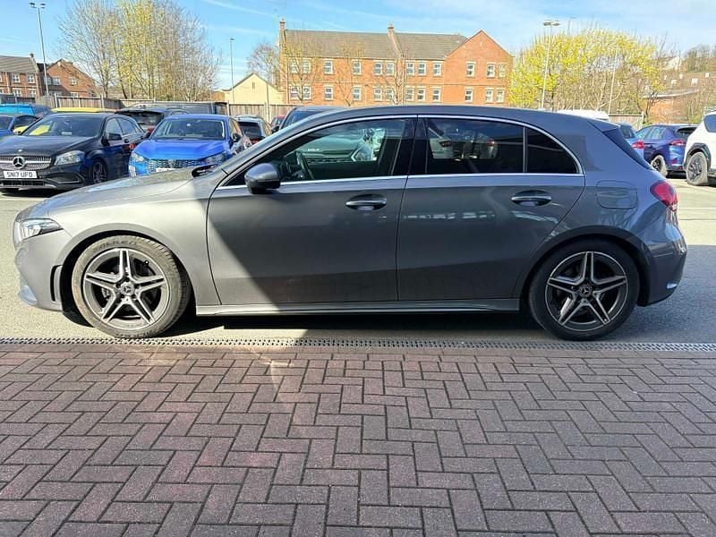 Used Mercedes A200 AMG line 2020 Solar gray Hatchback