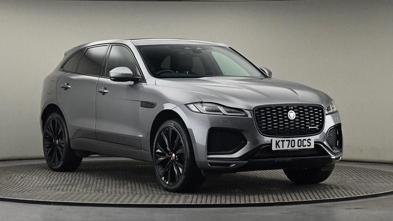 Eiger grey Used 2021 Jaguar F-Pace R-Dynamic SUV | £34,400 (Fair price) - Image 1/4