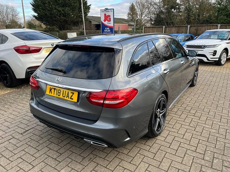 Used Mercedes C220 AMG Line Premium Plus 2018 Grey Estate