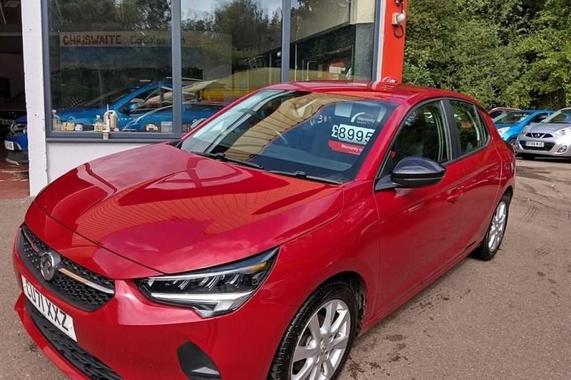 Used Vauxhall Corsa 75 HP (55 kW) 2020 Red Hatchback