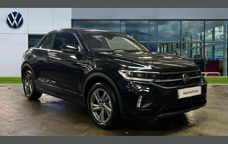 Used VW T-Roc Cabriolet R-line 150 HP (110 kW) 2024 Black Cabriolet