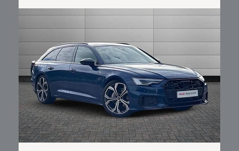 Ascari blue Used 2025 Audi A6 Black Edition Estate | £46,995 - Image 1/4