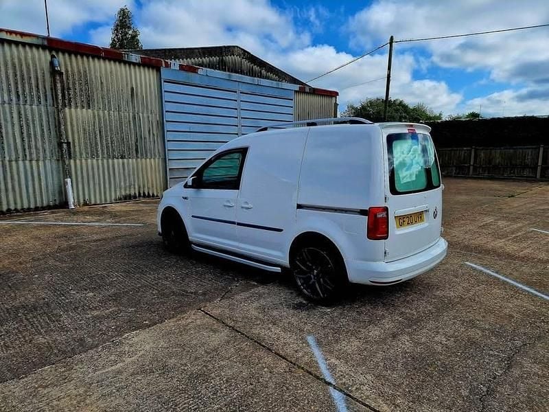 Used VW Caddy Trendline 102 HP (75 kW) 2020 White MPV