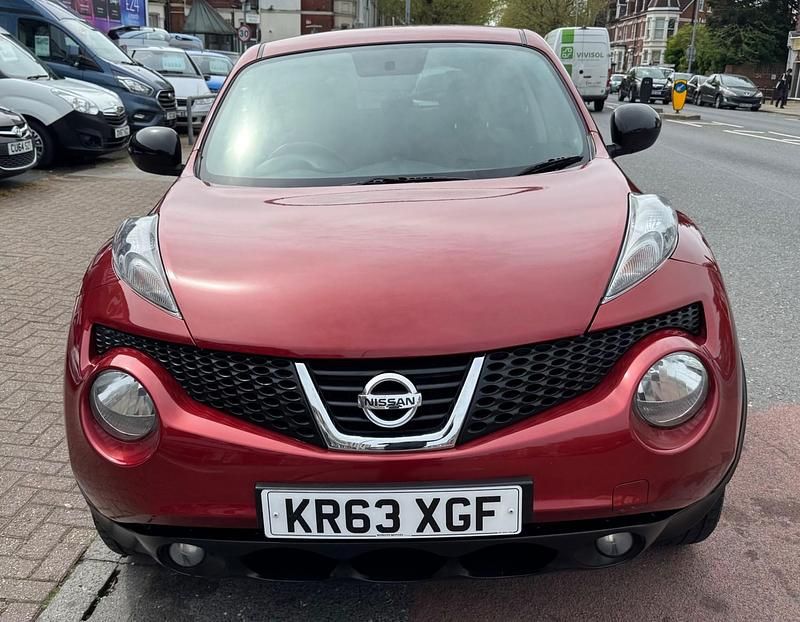 Used Nissan Juke N-TEC 117 HP (86 kW) 2014 Red SUV