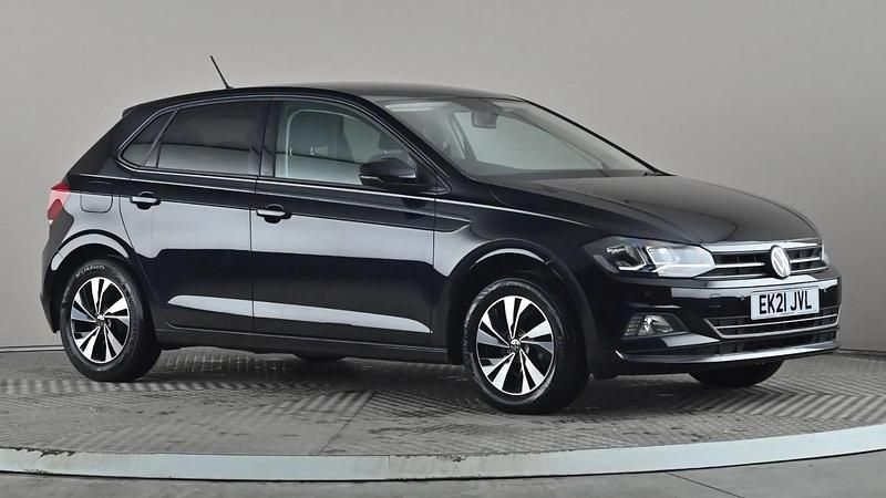 Used VW Polo Match 80 HP (58 kW) 2021 Black Hatchback