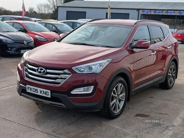 Used Hyundai Santa Fe Premium 194 HP (142 kW) 2013 Red SUV