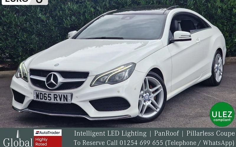 White Used 2015 Mercedes E220 AMG line Coupe | £9,950 (Fair price) - Image 1/4
