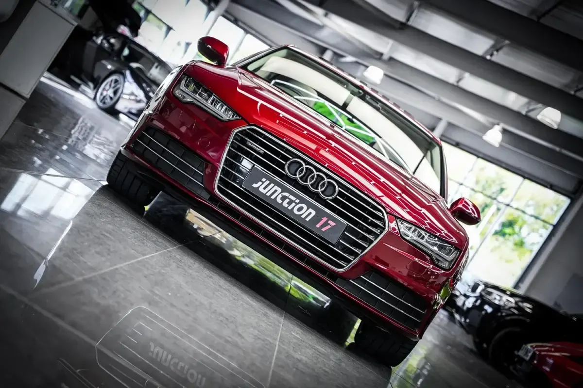 Usado Audi A7 Sportback Black Edition 347 CV (255 kW) 2018 Rojo Utilitario