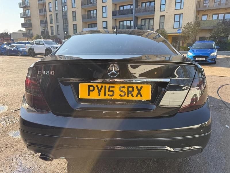 Used Mercedes C180 Sport Edition 156 HP (114 kW) 2015 Black Coupe