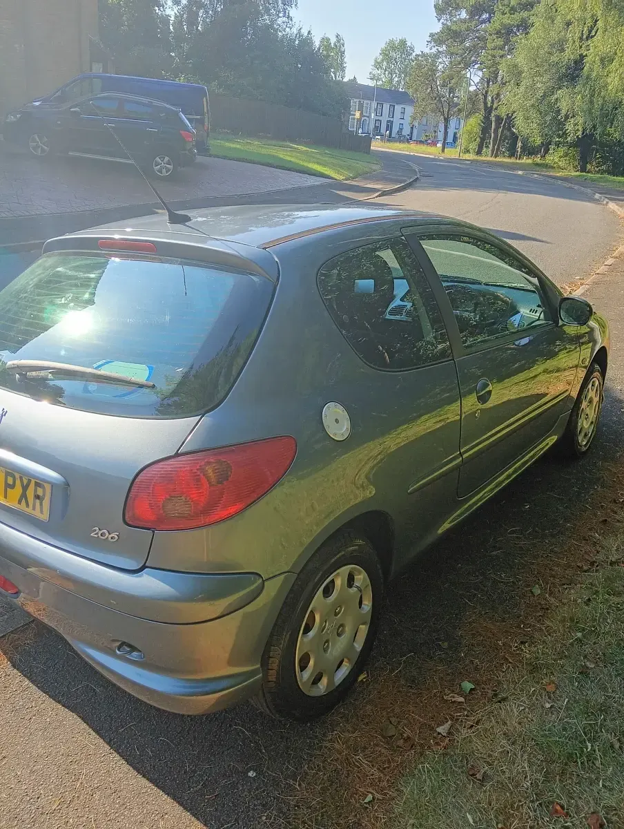 Used Peugeot 206 75 HP (55 kW) 2007 Grey Hatchback