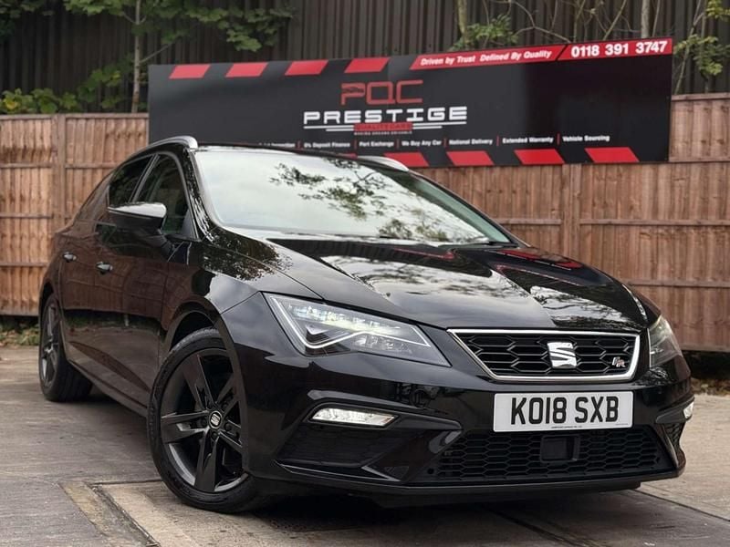 Black Used 2018 Seat Leon FR Estate | £9,895 (Fair price) - Image 1/4