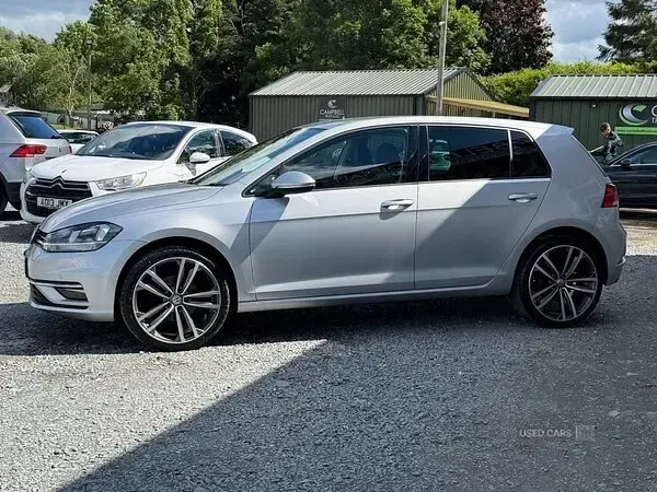 Used VW Golf VII Match 115 HP (84 kW) 2019 Silver Hatchback