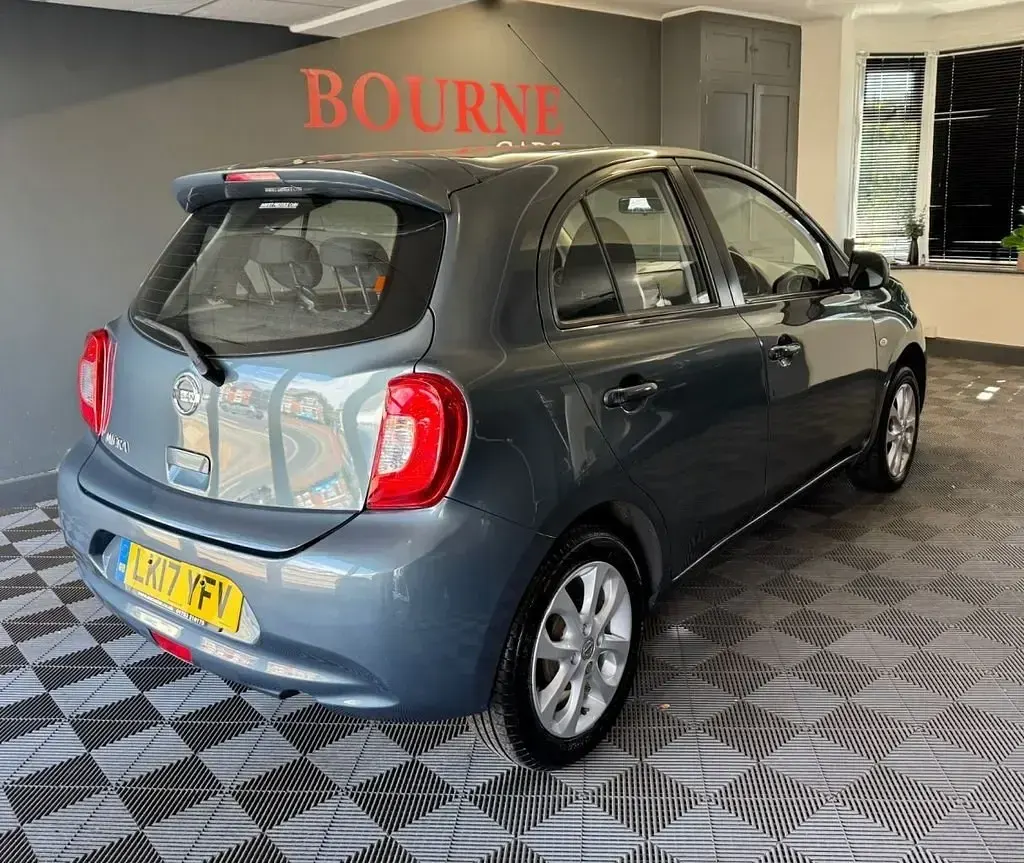 Usata Nissan Micra Acenta 80 CV (58 kW) 2017 Grigio Utilitaria