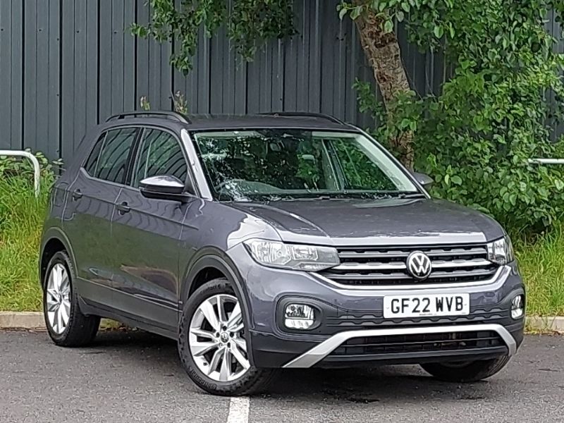 Grey Used 2022 VW T-Cross SE SUV | £16,498 (Fair price) - Image 1/4