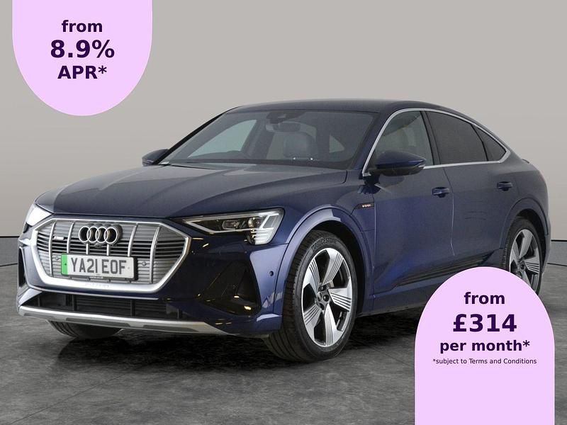 Used Audi e-tron S-Line 230 kW (313 HP) 2021 Blue SUV