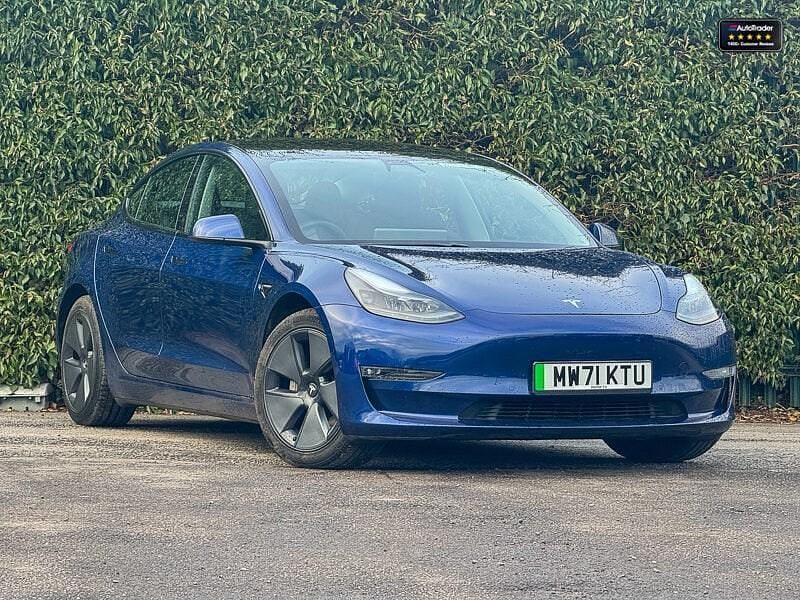 Used Tesla Model 3 Long Range AWD 254 kW (346 HP) 2021 Blue Sedan