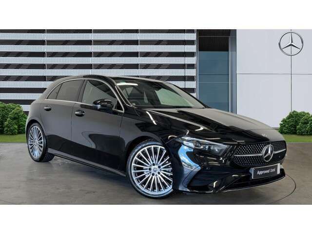 Black Used 2024 Mercedes A180 AMG Line Premium Plus Hatchback | £29,350 (Expensive) - Image 1/4