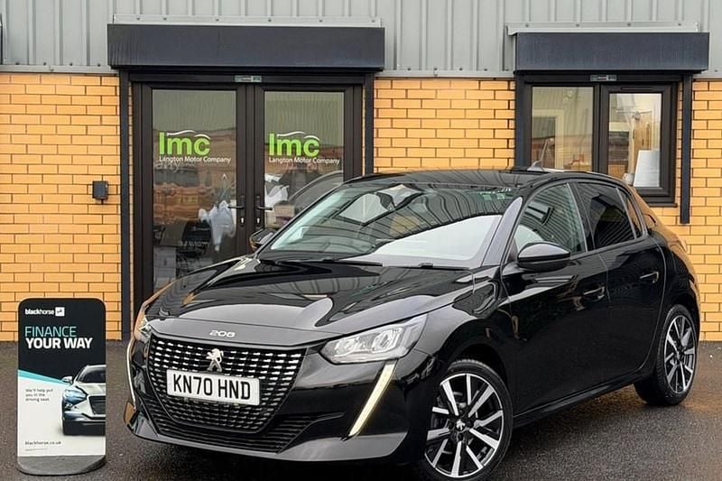 Used Peugeot 208 Allure Premium 2020 Black Hatchback