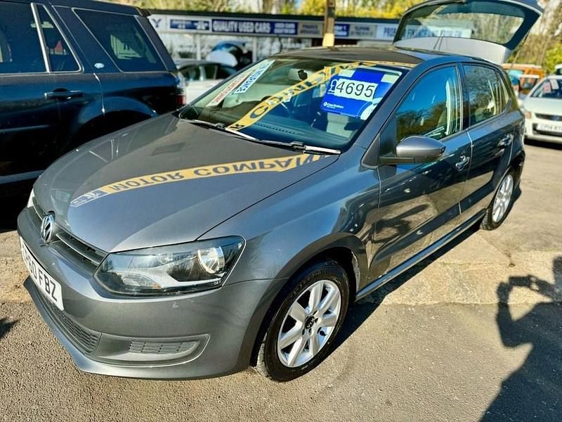 Used VW Polo SE 60 HP (44 kW) 2010 Blue Hatchback