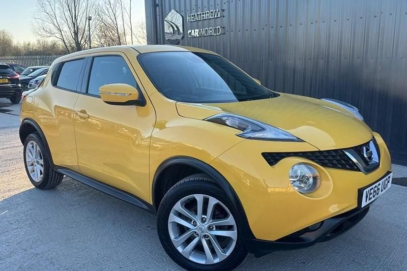 Used Nissan Juke N-Connecta 110 HP (80 kW) 2016 Yellow SUV