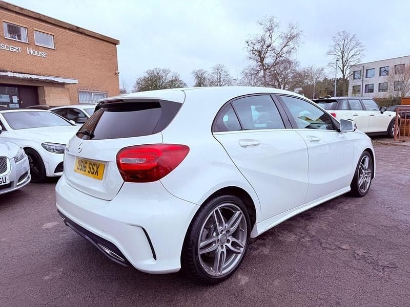 Used Mercedes A220 AMG line 2016 White Hatchback