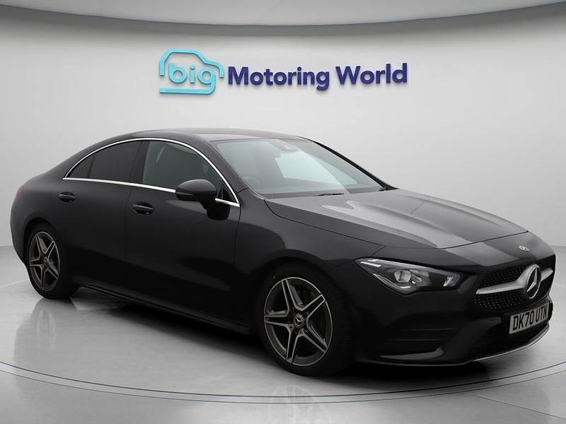 Black Used 2020 Mercedes CLA200 AMG line Coupe | £20,525 (Fair price) - Image 1/4