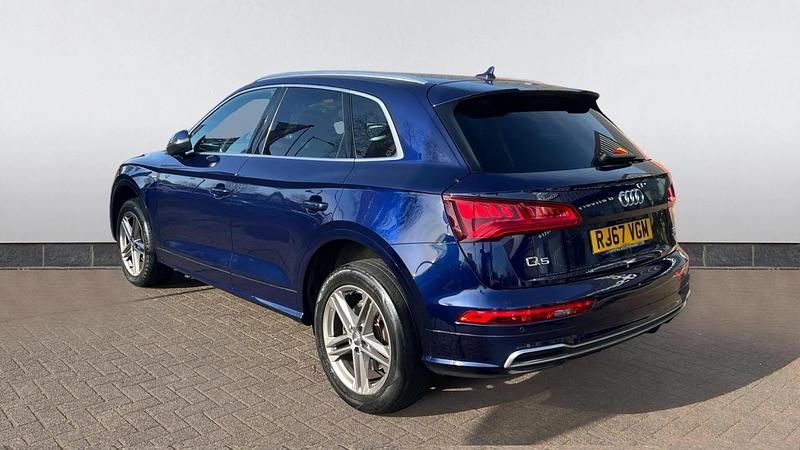 Used Audi Q5 S-Line 190 HP (139 kW) 2017 Blue SUV