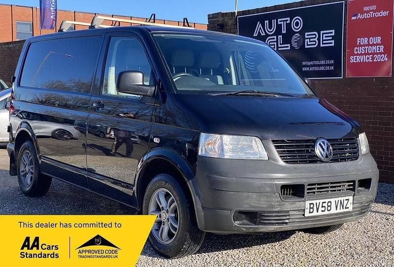 Used VW T5 130 HP (95 kW) 2008 Black Van