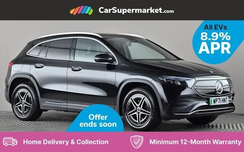 Black Used 2022 Mercedes EQA250 AMG line SUV | £21,197 (Fair price) - Image 1/3