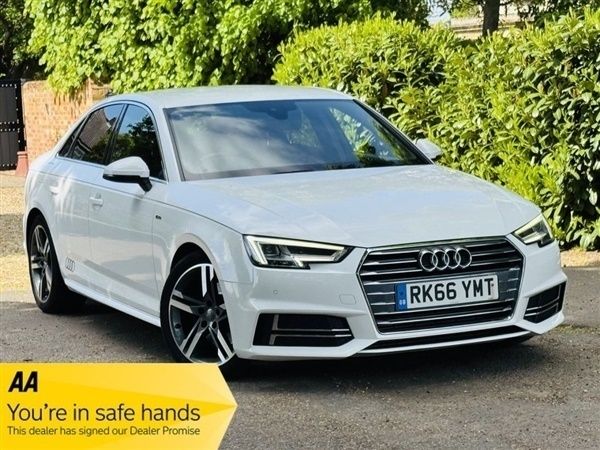 White Used 2016 Audi A4 S-Line Sedan | £13,790 (Fair price) - Image 1/1