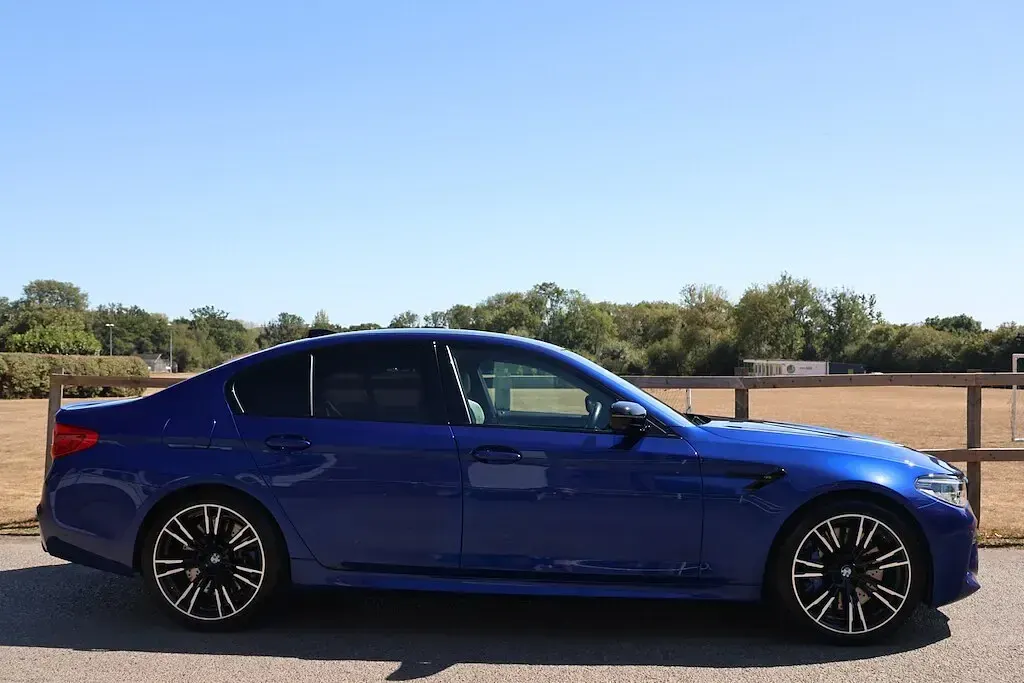 Used BMW M5 Comfort Edition 2019 Blue Sedan