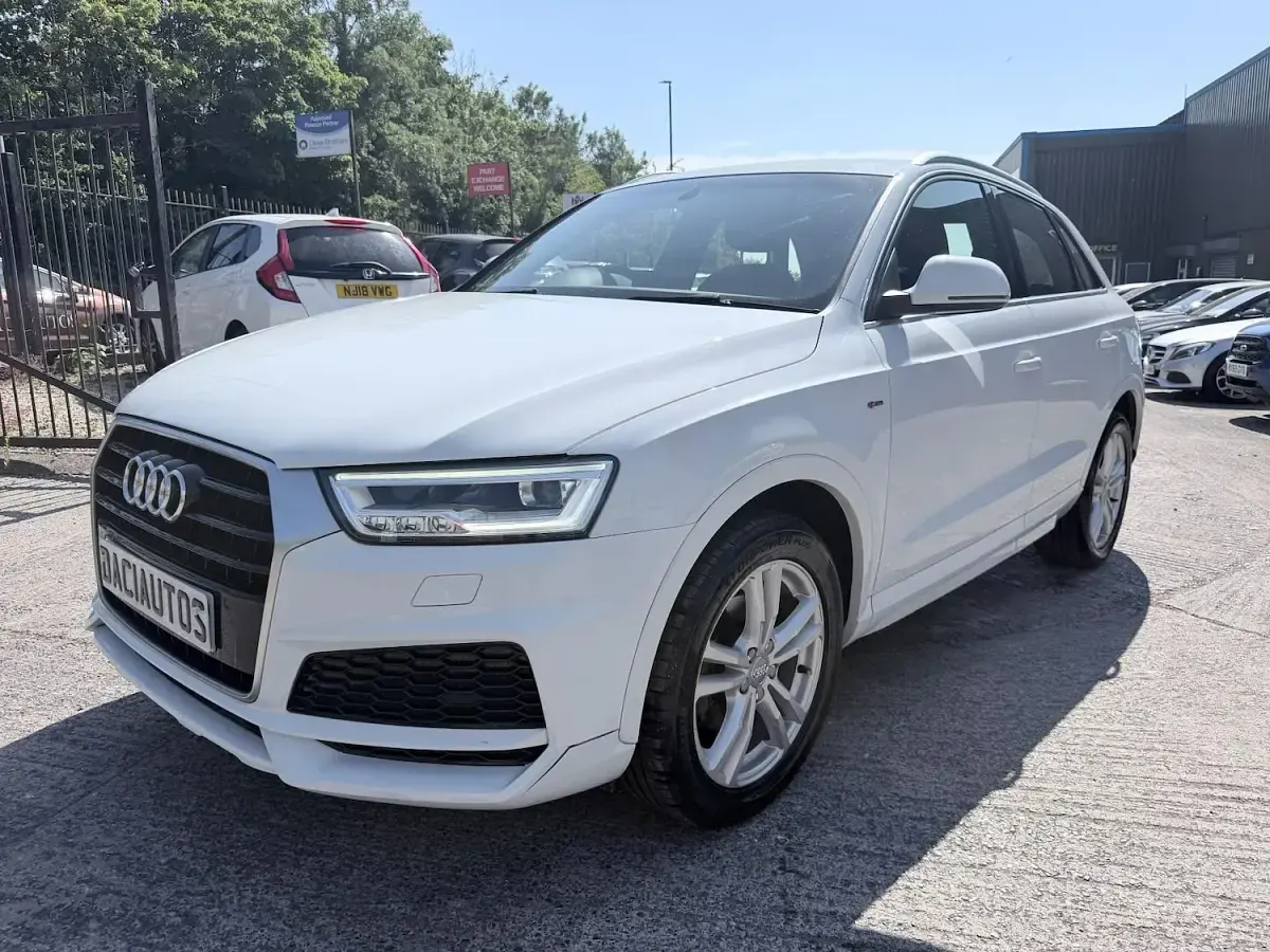 Used Audi Q3 S-Line 150 HP (110 kW) 2018 White SUV