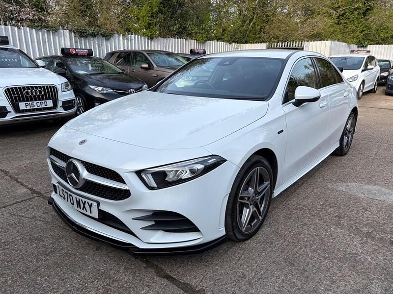 Used Mercedes A250 AMG line 2020 White Sedan