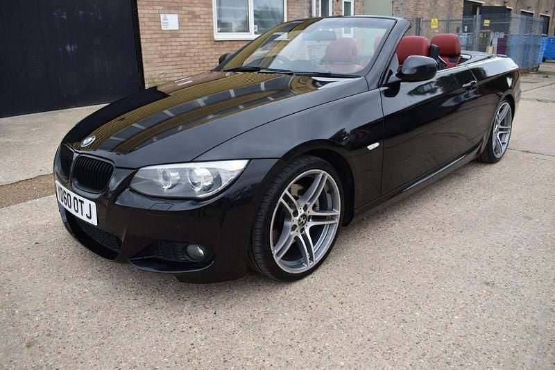 Used BMW 330 Cabriolet M Sport 2010 Black Cabriolet