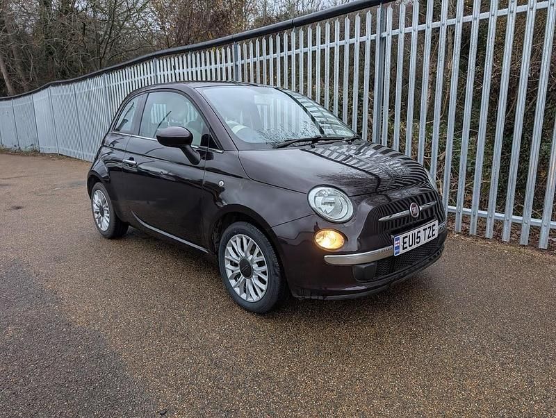 Purple Used 2015 Fiat 500 Lounge Hatchback | £3,295 (Super price) - Image 1/4