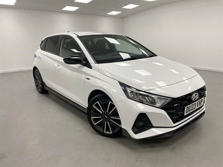 White Used 2023 Hyundai i20 N Line Hatchback | £16,795 (Fair price) - Image 1/4