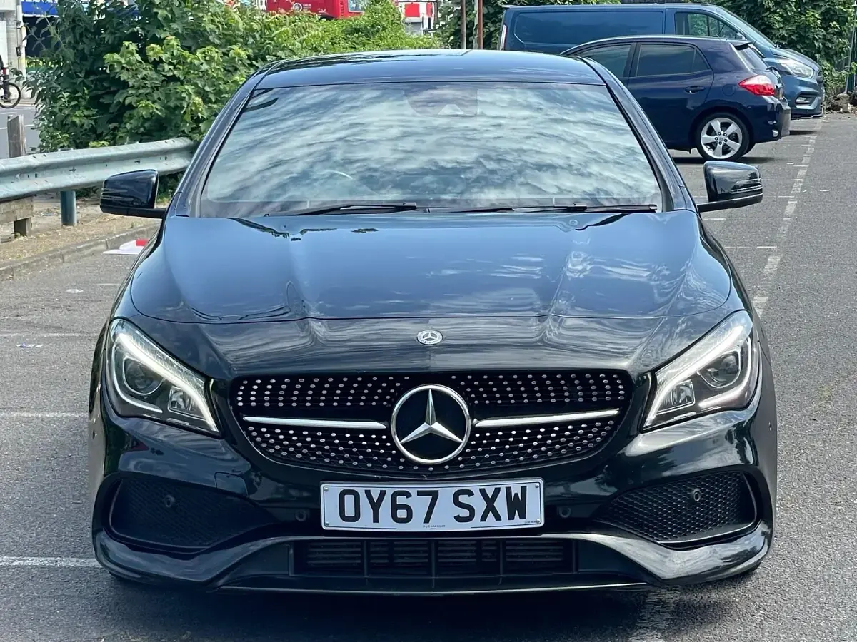 Used Mercedes CLA220 AMG line 2017 Black Sedan