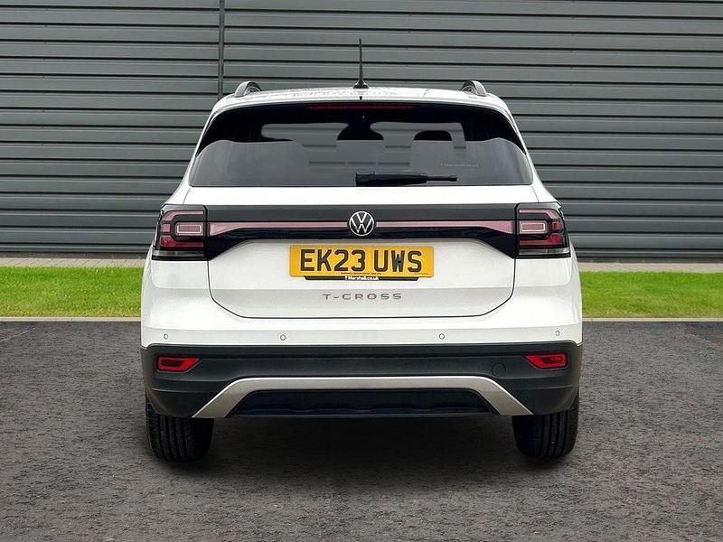 Used VW T-Cross Black Edition 110 HP (80 kW) 2023 White SUV