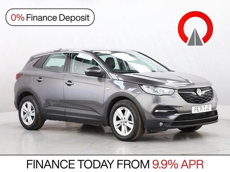 Used Vauxhall Grandland X Business Edition 130 HP (95 kW) 2021 Grey SUV