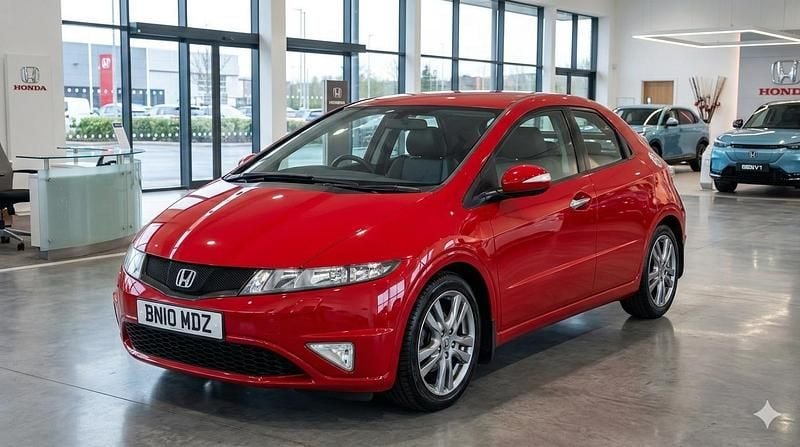 Used Honda Civic SI 138 HP (101 kW) 2010 Red Hatchback