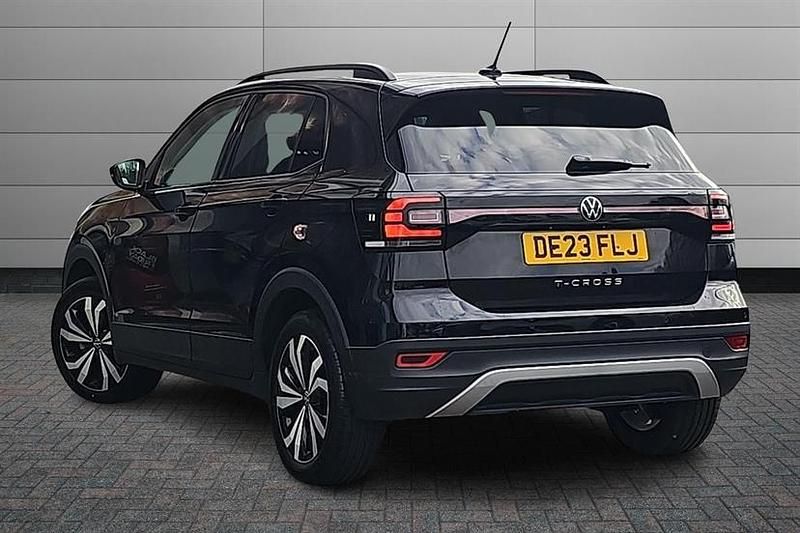 Used VW T-Cross Black Edition 110 HP (80 kW) 2023 Black SUV