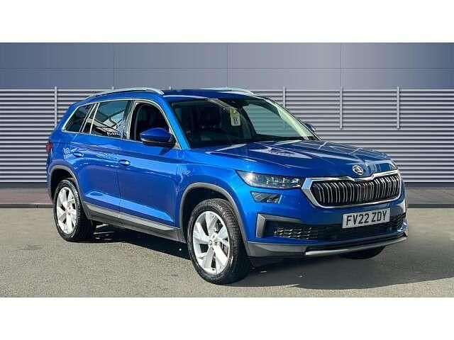 Blue Used 2022 Skoda Kodiaq SE L SUV | £22,392 (Fair price) - Image 1/4